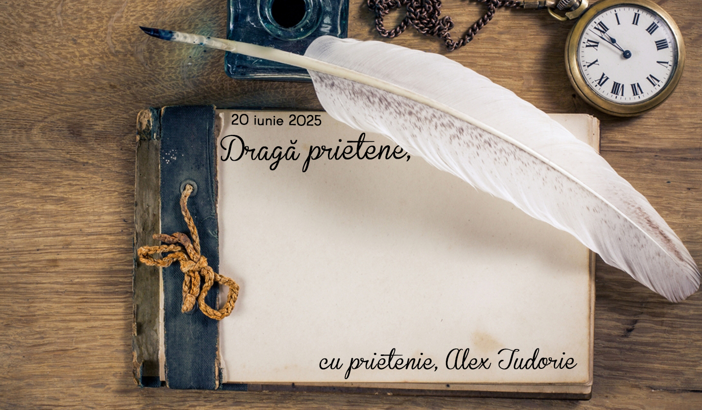 Scrisoare de la Alex Tudorie